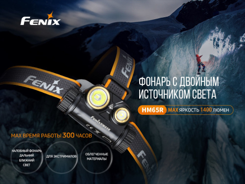 Набор Fenix HM65R LED Headlight+E01 V2.0, HM65RE01V20 фото 4